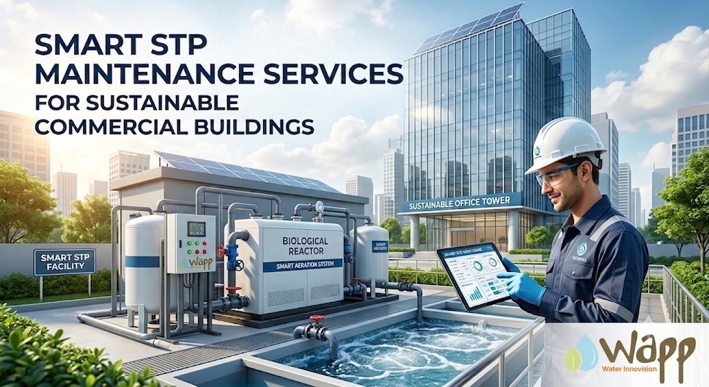 Smart STP Maintenance Services for Sustainable Commercial Buildings